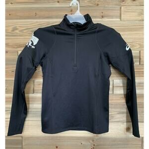 ASICS Aztecs Thermopolis Winter 1/2 Zip Performance Jacket Women's Sz M Black